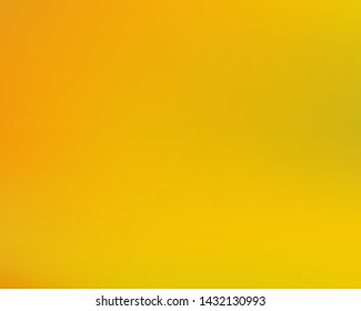Gradient smooth mesh background. Vector illustration texture. Commercial backdrop with bright rainbow colors. Yellow eco template for your poster, banner or graphic design.
