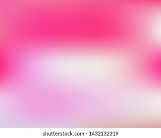 Gradient smooth mesh background. Vector illustration layout. Liquid backdrop with bright rainbow colors. Pink eco template for your poster, banner or graphic design.
