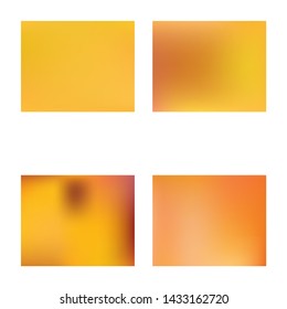 Gradient smooth mesh background. Vector illustration concept. Colorful backdrop with bright rainbow colors. Yellow eco template for your poster, banner or graphic design.
