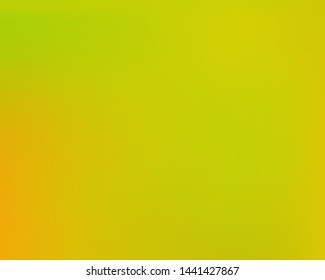 Gradient smooth mesh background. Vector illustration layout. Fluid backdrop with bright rainbow colors. Yellow eco template for your poster, banner or graphic design.