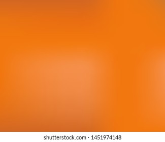 Gradient smooth mesh background. Vector illustration space. Futuristic backdrop with simple muffled colors. Orange eco template for your poster, banner or graphic design.