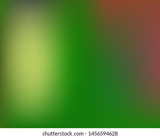 Gradient smooth mesh background. Vector illustration theme. Fresh backdrop with simple muffled colors. Green eco template for your poster, banner or graphic design.