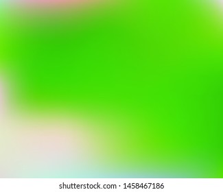 Gradient smooth mesh background. Vector illustration layout. Futuristic backdrop with simple muffled colors. Green eco template for your poster, banner or graphic design.