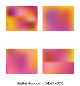 Gradient smooth mesh background. Vector illustration space. Futuristic backdrop with simple muffled colors. Pink eco template for your poster, banner or graphic design.