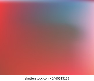 Gradient smooth mesh background. Vector illustration art. Creative backdrop with simple muffled colors. Red eco template for your poster, banner or graphic design.