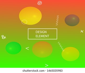 Gradient smooth mesh background. Vector illustration flyer. Futuristic backdrop with simple muffled colors. Green eco template for your poster, banner or graphic design.