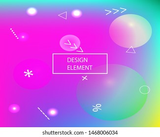 Gradient smooth mesh background. Vector illustration flyer. Colorful backdrop with simple muffled colors. Pink eco template for your poster, banner or graphic design.