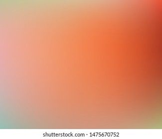 Gradient smooth mesh background. Vector illustration pastel. Vibrant backdrop with simple muffled colors. Red eco template for your poster, banner or graphic design.