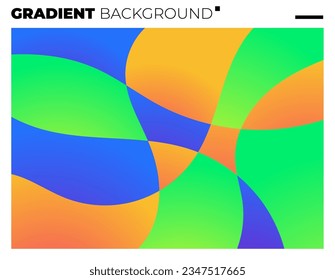 Gradient Smooth and Vibrant Color Background for Cover, Poster, Magazine, Book.
