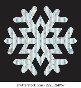 Gradient Snowflake, White Snowflake, Christmas Snowflake, Merry Christmas