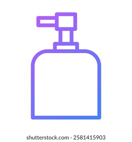 Gradient Soap Dispenser Icon Illustration