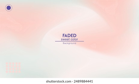 Gradient soft abstract combination background. Minimalist pastel color design.