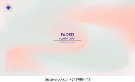 Gradient soft abstract combination background. Minimalist pastel color design.