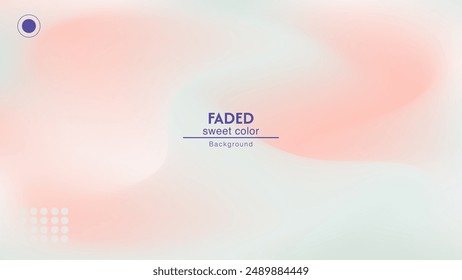 Gradient soft abstract combination background. Minimalist pastel color design.