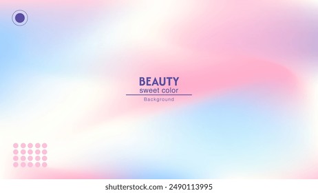 Gradient soft abstract combination background. Minimalist pastel color design.