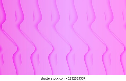 Gradient soft background in pastel pink colors. Liquid dynamic shapes
