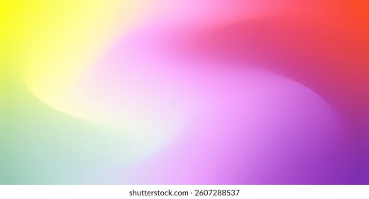 Gradient With Soft Blended Colors and Abstract Design Elements