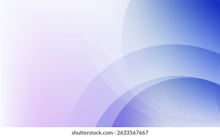 Gradient Soft Blue and Lavender Overlapping Circles Design for Modern Backgrounds and Gentle Artistic Mockups, Ideal for Technology or Creative Presentation Material