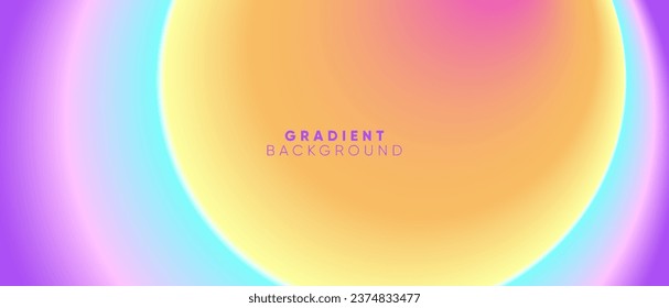 Gradient Soft Color Abstract Background. Pink, Purple, Yellow, and Blue Blend. Perfect for Posters, Banners, Websites, and Presentations.