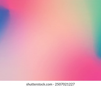 Un gradiente de colores pastel suaves que se mezclan a la perfección con líneas sutiles.
