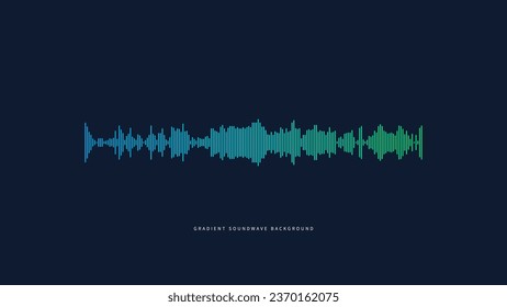diseño vectorial de fondo de onda de sonido gradiente - archivo eps editable - relación de tamaño 4k