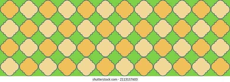 Gradient Sparkle Pattern. Geometric Trellis Tile. VIP Arabesque Texture. Quatrefoil Arabian Ethnic Tesselation. Traditional Seamless Arabic Banner. Cool Moroccan Mosaic. Trendy Geo Curved.
