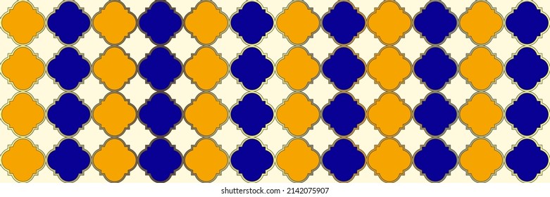 Gradient Sparkling Pattern. Cool Arabic Pattern. Elegant Seamless Eastern Design. Quatrefoil Arabian Ethnic Tesselation. VIP Arabesque Texture. Geometric Trellis Tile. Simple Geo Trellis.