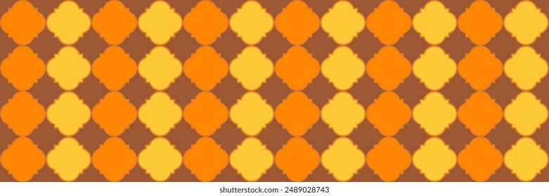 Gradient Sparkling Pattern. Royal Arabesque Texture. Geometric Trellis Tile. Quatrefoil Arabian Ethnic Tesselation. Cool Eastern Mosaic. Simple Geo Hijri. Traditional Seamless Persian Banner.
