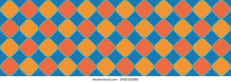 Gradient Sparkling Pattern. Silver Arabesque Mosaic. Modern Geo Clover. Quatrefoil Eastern Ethnic Tesselation. Geometric Trellis Tile. Elegant Seamless Arabian Border. Cool Arabic Pattern.