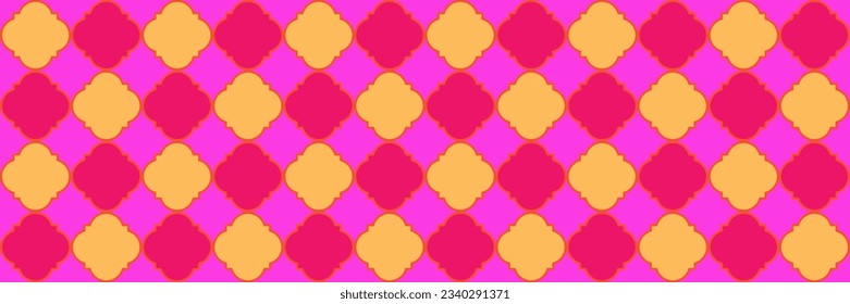 Gradient Sparkling Pattern. Traditional Seamless Persian Frame. Geometric Trellis Tile. Quatrefoil Moroccan Ethnic Tesselation. Cool Eastern Mosaic. VIP Ottoman Texture. Trendy Geo Curved.