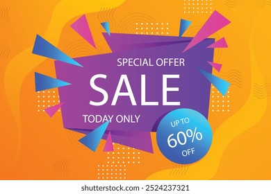 gradient special offer sale background