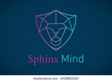 Gradient Sphinx Mind Logo Template