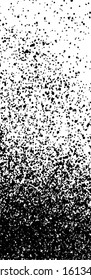 Gradient splatter dot monochrome round pattern background