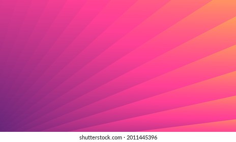 Gradient spreading in the shape of a fan