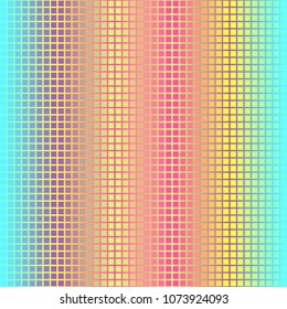 Gradient square pattern. Seamless vector background