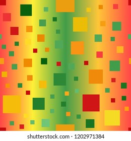 Gradient square pattern. Seamless vector