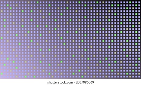 Gradient squares pattern abstract digital art, pixels technology vector background.