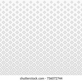 Gradient Squares Vector Pattern. Halftone background. Geometric texture.