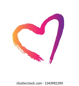 Gradient Stock Vector Illustration. Gradient colorful background in new social style inspired by instagram new logo - Vector