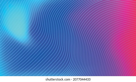 Gradient stripe abstract background. Smooth soft and warm bright tender  blue, cian, violet  gradient for app, web design, web pages, banners, greeting cards. Vector illustration design. 