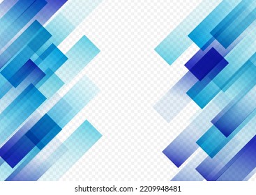 Gradient Stripe Vector Transparent Background. Blue Technology Line Wallpaper. Geometric Element Illustration. Abstract Texture.