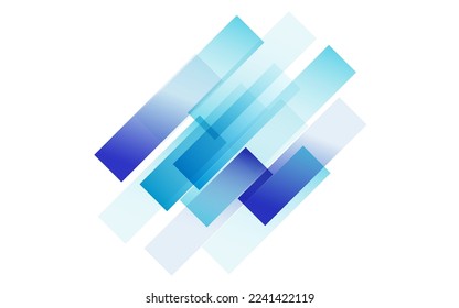 Gradient Stripe Vector White Background. Light Digital Line Flyer. Modern Element Cover. Minimal Banner.