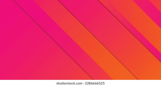 Fondo de franjas de degradado. Rayas verticales rojas y anaranjadas. Ilustración vectorial.