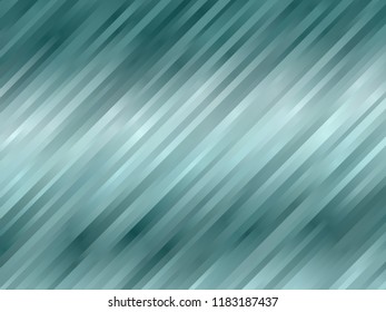 Gradient stripes, neon lines, geometric shapes Wallpaper. Vector illustration. Different shades of green, emerald color. Abstract, Elegant geometric background.