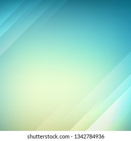 Gradient stripes on colorful background with copy space. Blank color backdrop banner for texting. Vector eps 10.