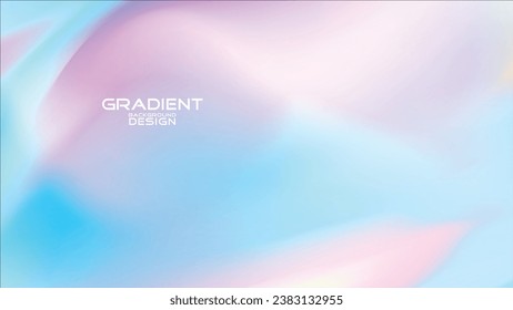 Création d'arrière-plan de style dégradé avec vague colorée.
