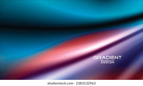 Gradient style background design with colorful wave.