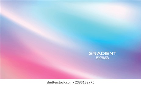 Gradient style background design with colorful wave.