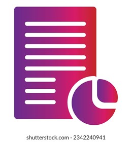 icono de letra de estilo de degradado aislado en fondo blanco