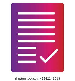 gradient style letter icon isolated on white background